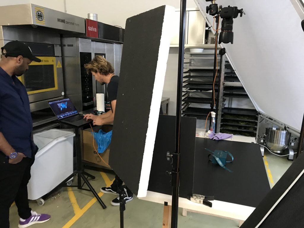 Hinter den Kulissen des Fotoshootings